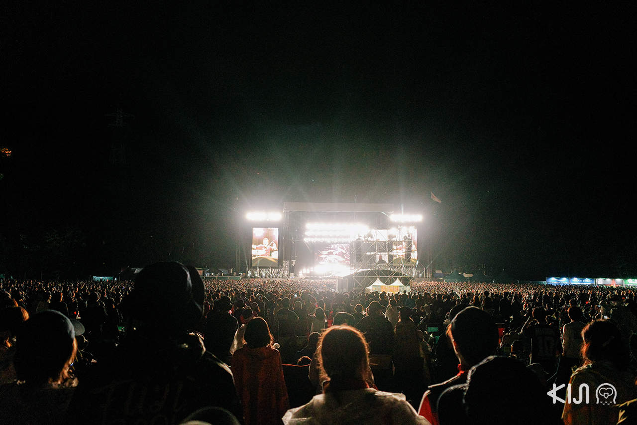 การแสดงบนเวที ภายในงาน Fuji Rock Festival 2019