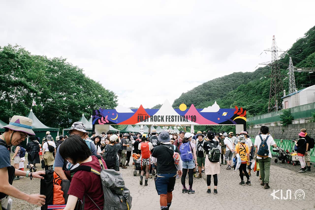 ทางเข้างาน Fuji Rock Festival 2019