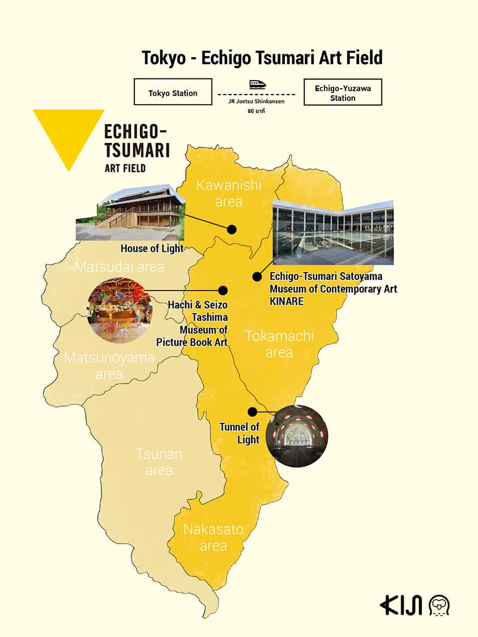 Echigo-Tsumari Art Field map