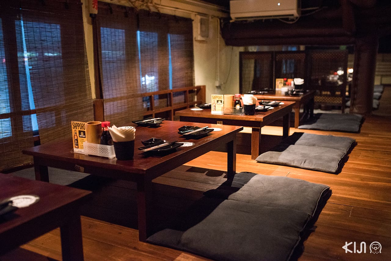 บรรยากาศญี่ปุ่นภายในร้าน นากิยะ Nagiya 