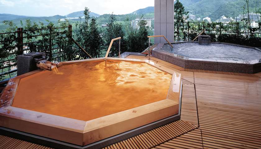 Arima Grand Hotel - บ่อออนเซ็นแบบ Unkai