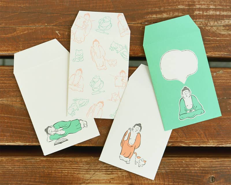 ซองจดหมายจากชุดเครื่องเขียน daibutsu san