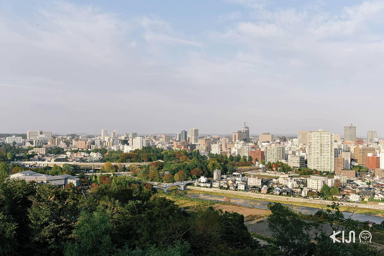 วิวจาก Sendai Castle