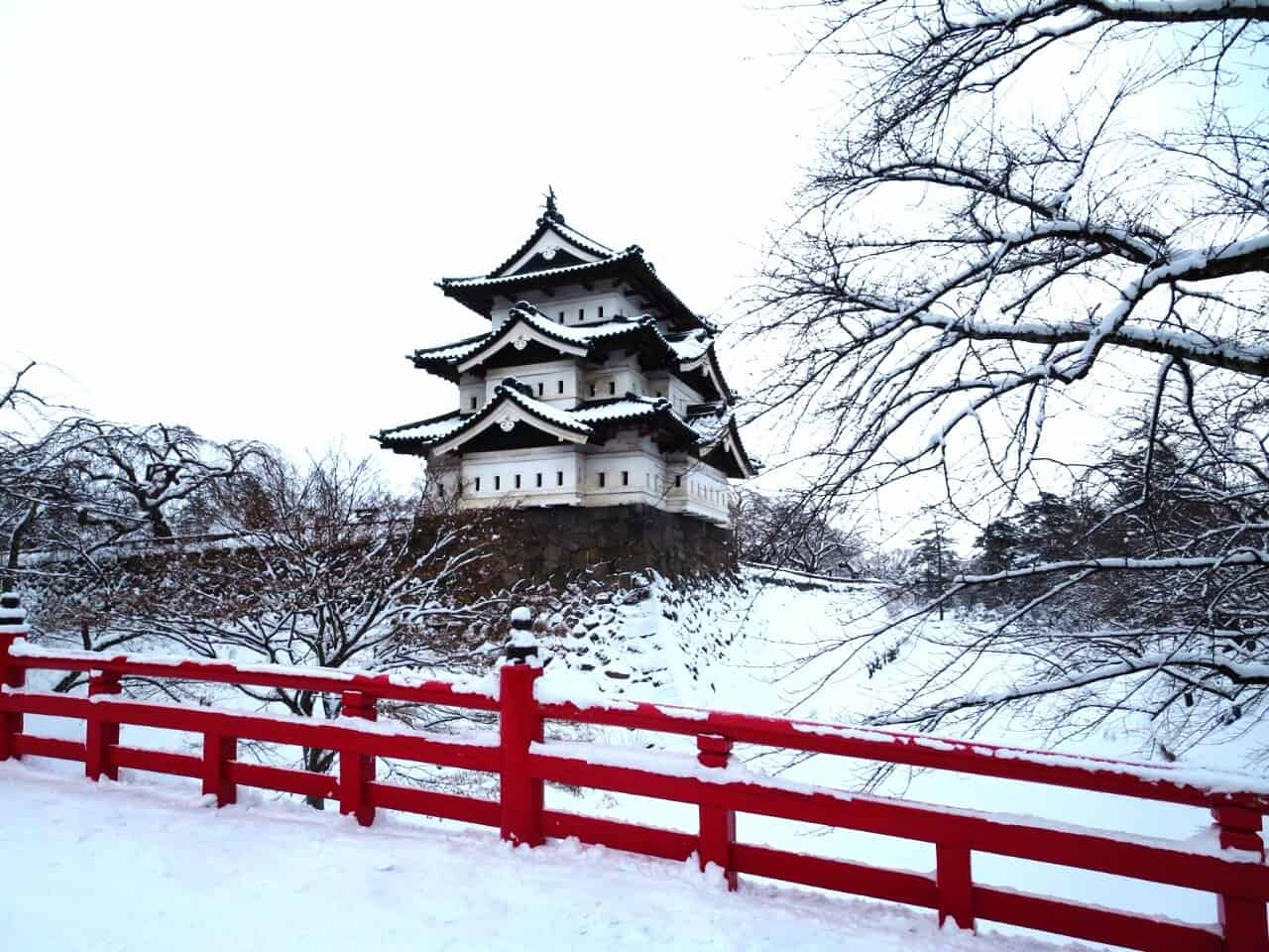 ปราสาทฮิโรซากิ Hirosaki Castle ฮิโรซากิ อาโอโมริ