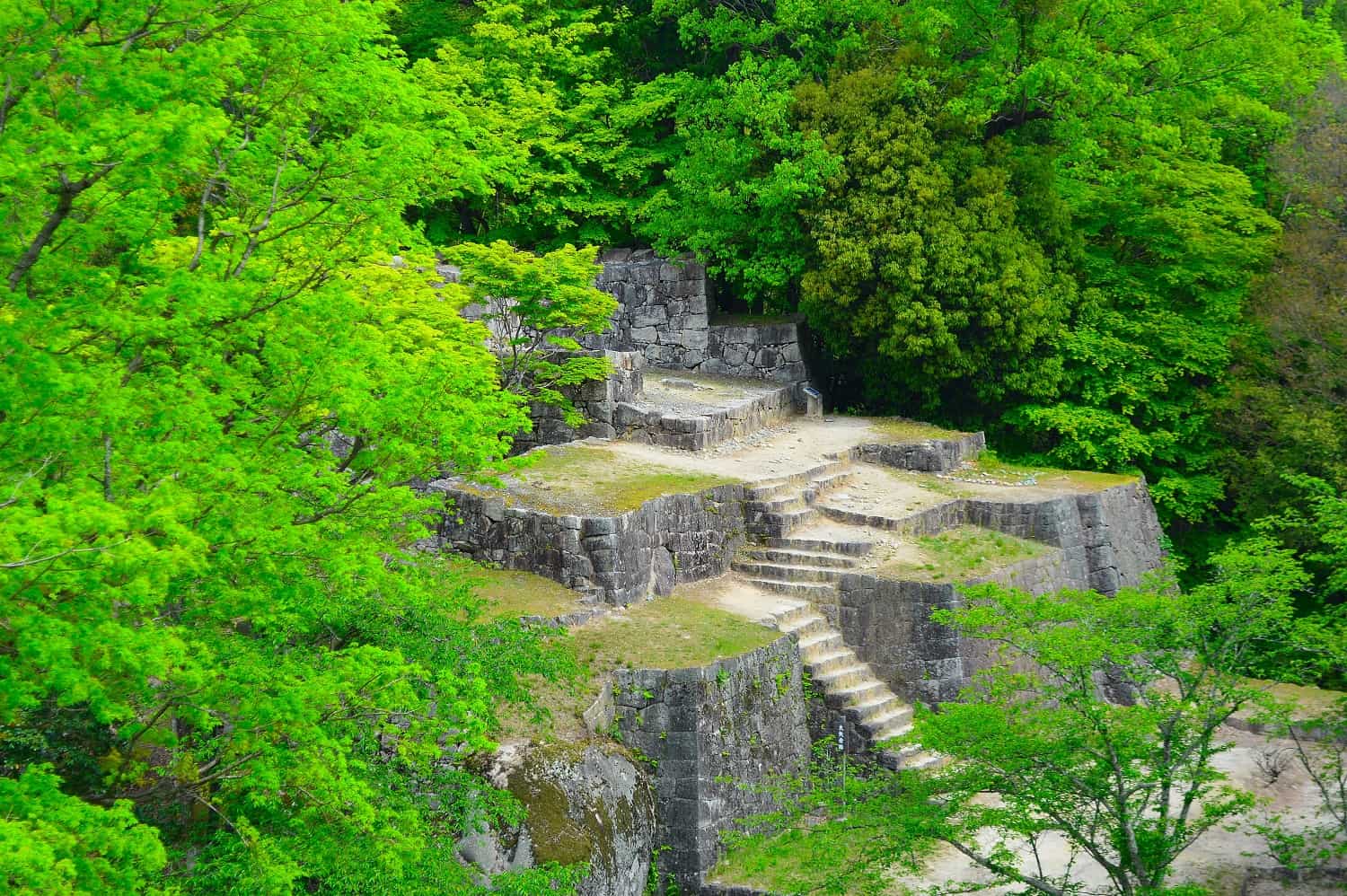 ปราสาทนาเองิ Naegi Castle นาคัตสึกาวะ กิฟุ