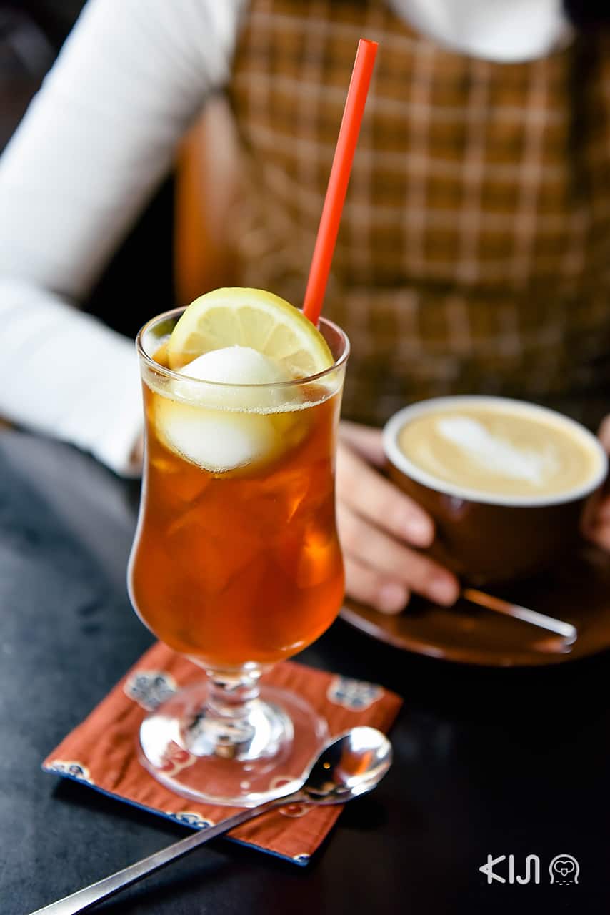 Lemon Tea Soda เครื่องดื่มเฉพาะฤดูใบไม้ผลิของร้าน Kayaba Coffee