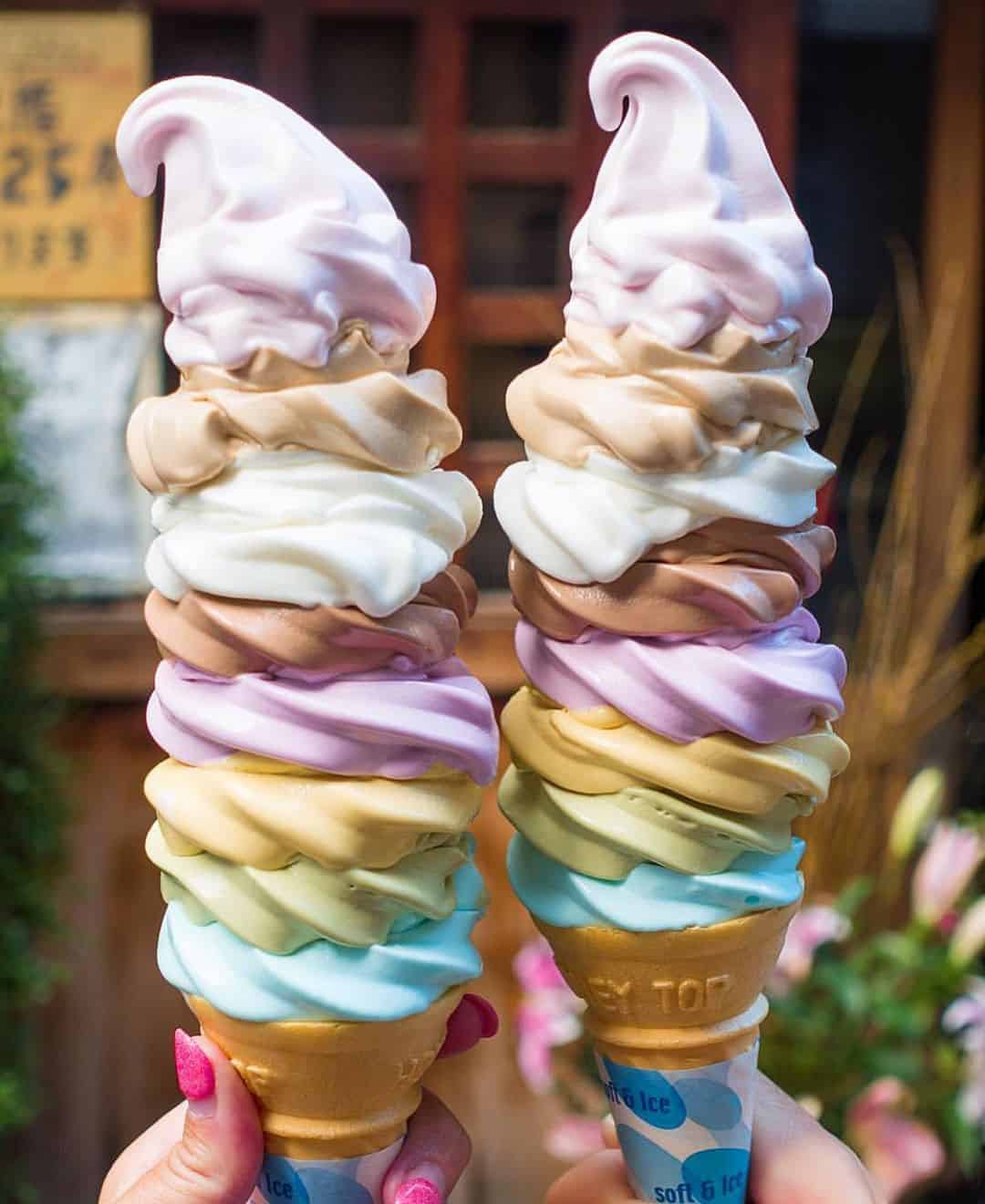 Daily Chico ซอฟต์ครีม ใกล้สถานีนากาโนะใน โตเกียว