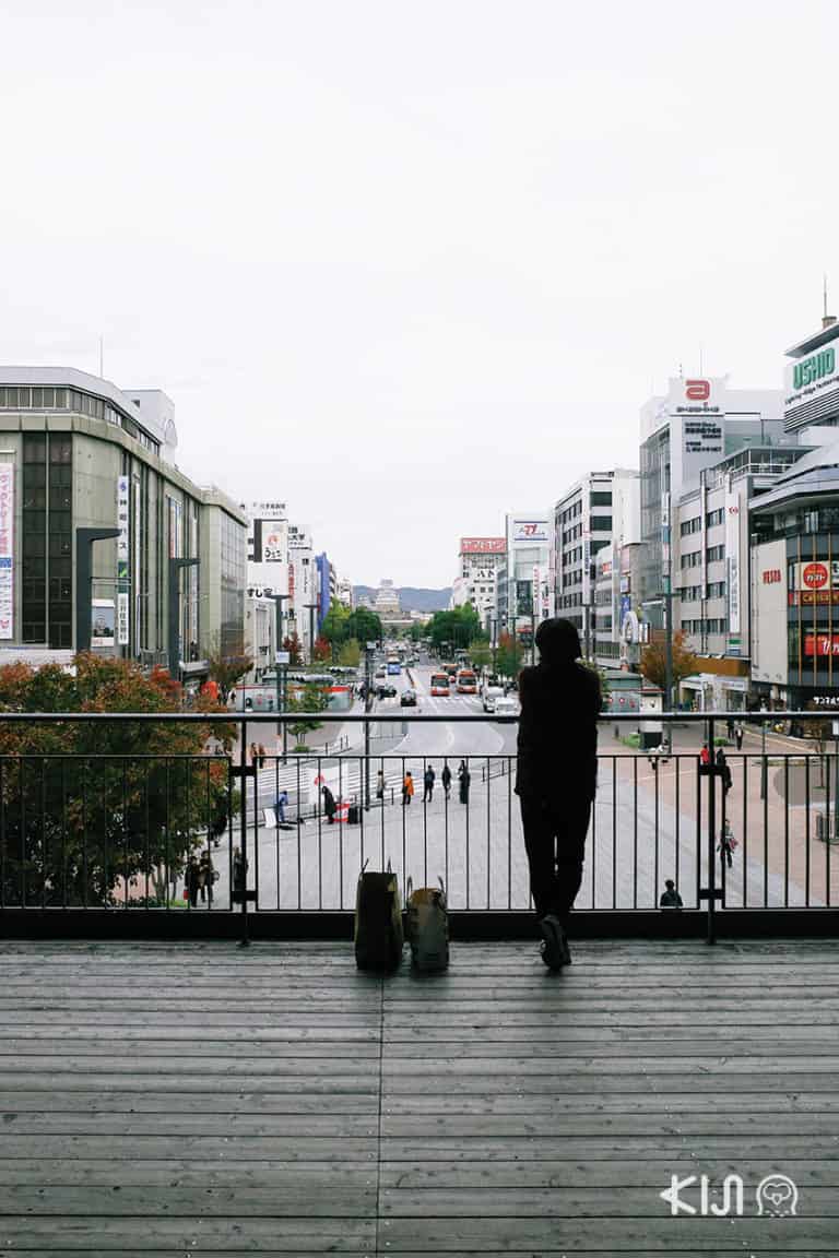 จุดชมวิวบริเวณสถานีรถไฟ ฮิเมจิ