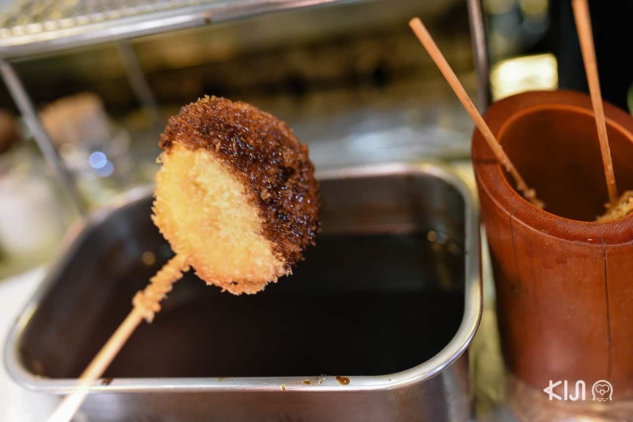 คุชิคัตสึ อาหารขึ้นชื่อของย่าน ชินเซไก