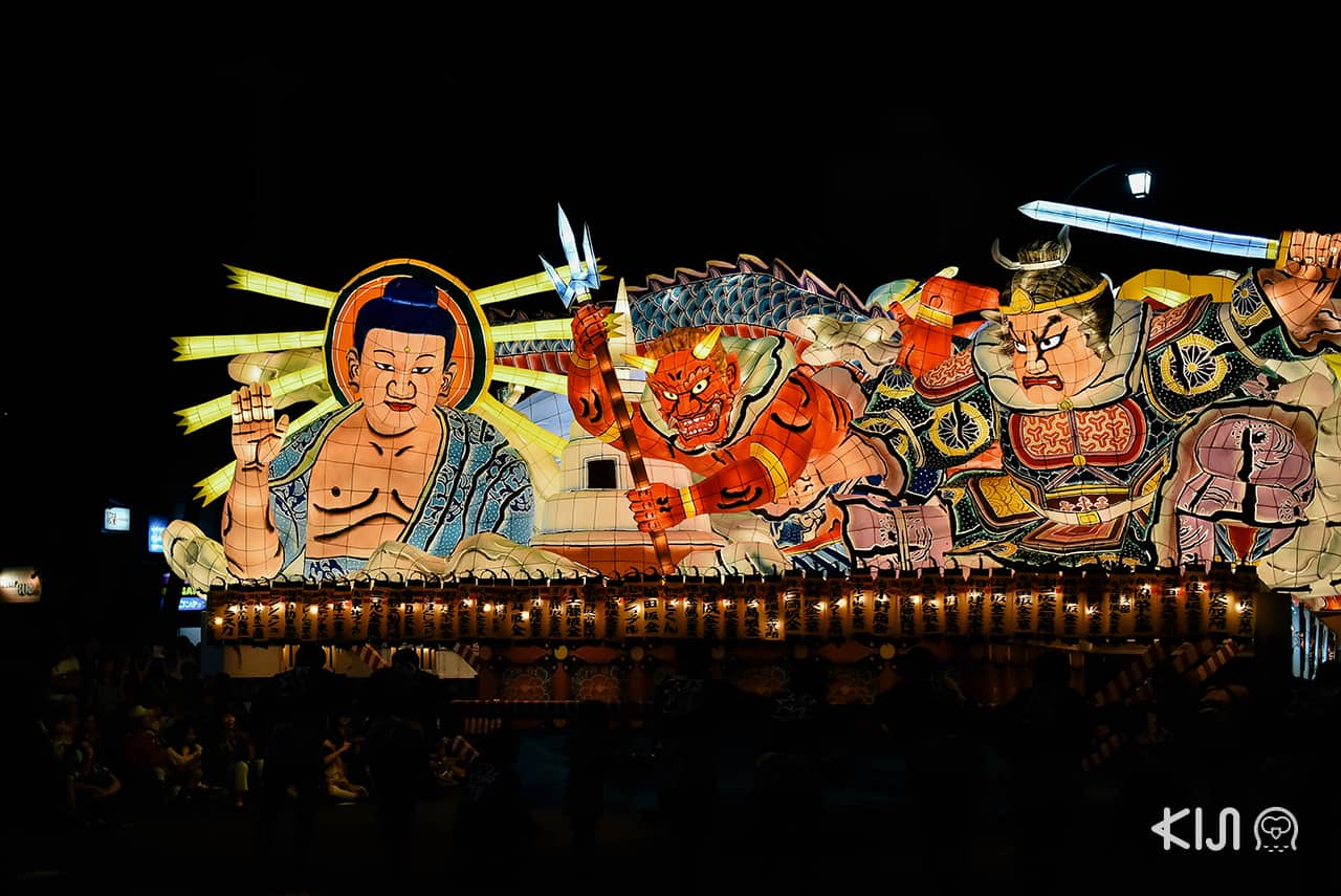ภาพบรรยากาศภายในเทศกาลฤดูร้อนเนบูตะมัตสึริ (Nebuta Matsuri)