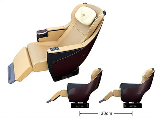 รถไฟด่วนฮิโนโทริ (Hinotori Train) : ตู้รถไฟแบบพรีเมียม