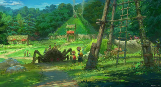 โซน Mononoke’s Village ด้านใน สวนสนุกสตูดิโอจิบลิ 