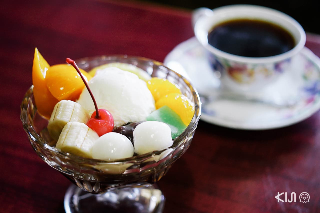 Cream Anmitsu ขนมญี่ปุ่นโบราณจากร้าน Kissa Kura