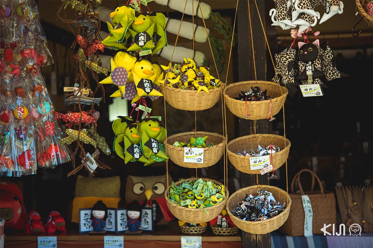 ของที่ระลึกจากหมู่บ้านโบราณโออุจิจุคุ จังหวัด ฟุกุชิมะ