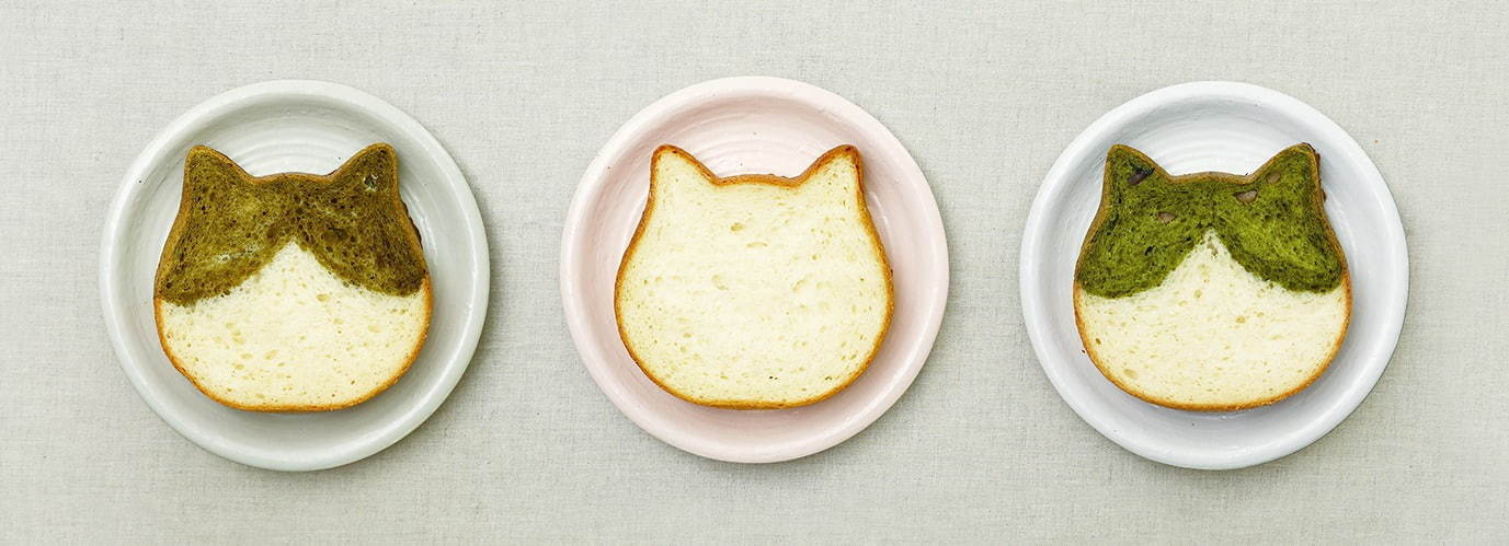 ขนมปังเจ้าเหมียวแสกกลาง สินค้าใหม่ที่วางขายใน Kyoto Neko Neko