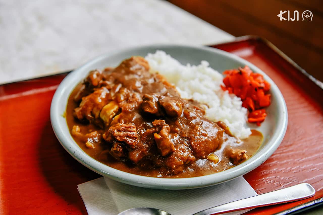 เมนูข้าวแกงกะหรี่จาก Kichiemon ร้านอาหารญี่ปุ่นโฮมเมด