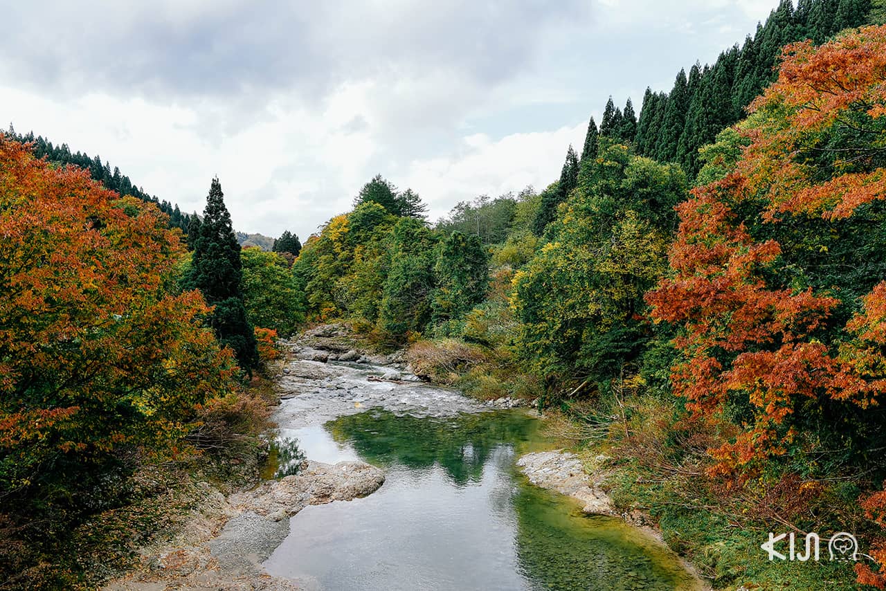 หุบเขาโอยาสุ (Oyasu Valley) จังหวัดอาคิตะ