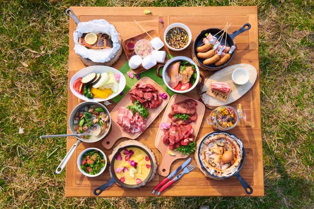 Ongaku no Mori มีเซ็ตบาร์บีคิวหลากหลายแบบให้บริการ