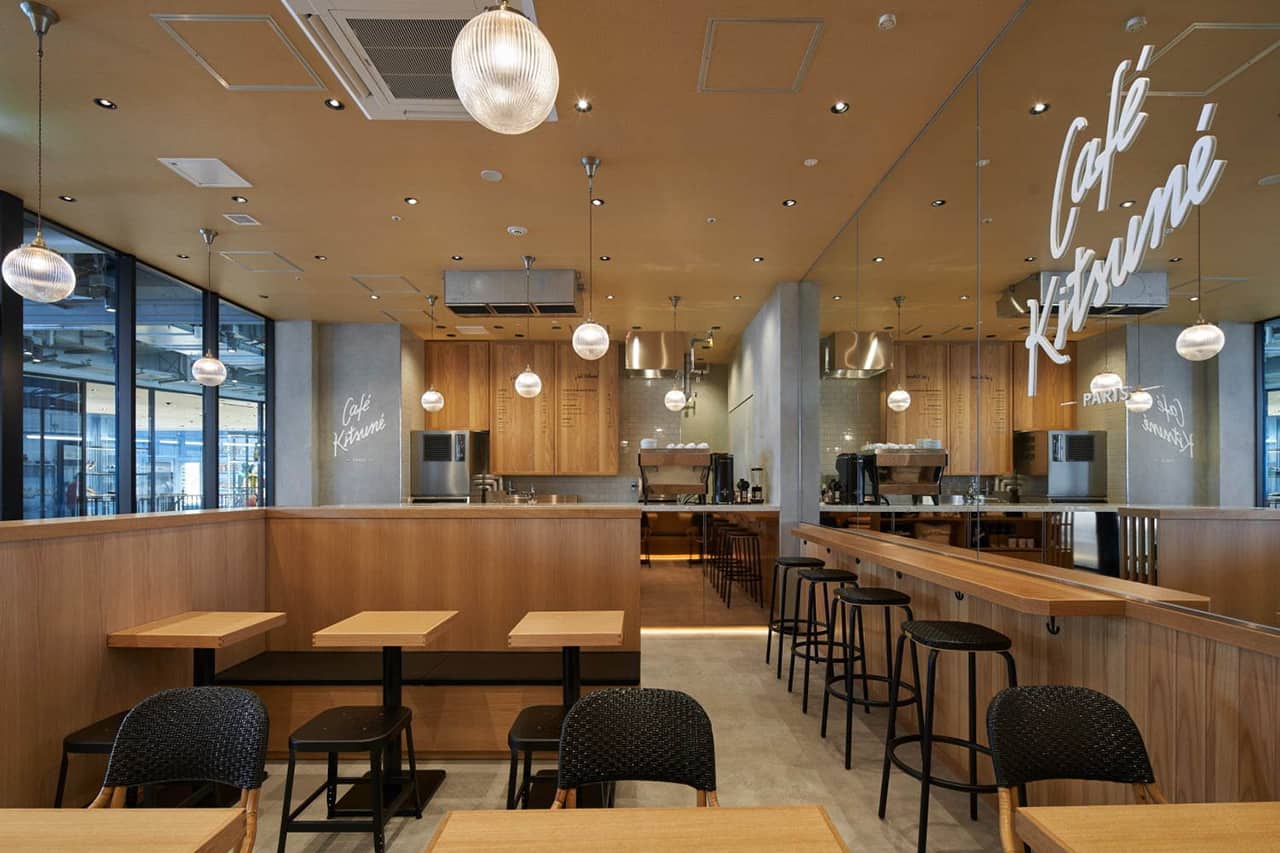 Café Kitsuné Shibuya's Miyashita Park