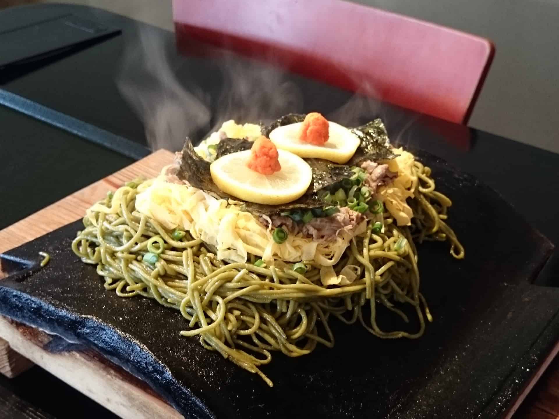 อาหารโลคอล จ.ยามากุจิ - คาวาระโซบะ (Kawara Soba)