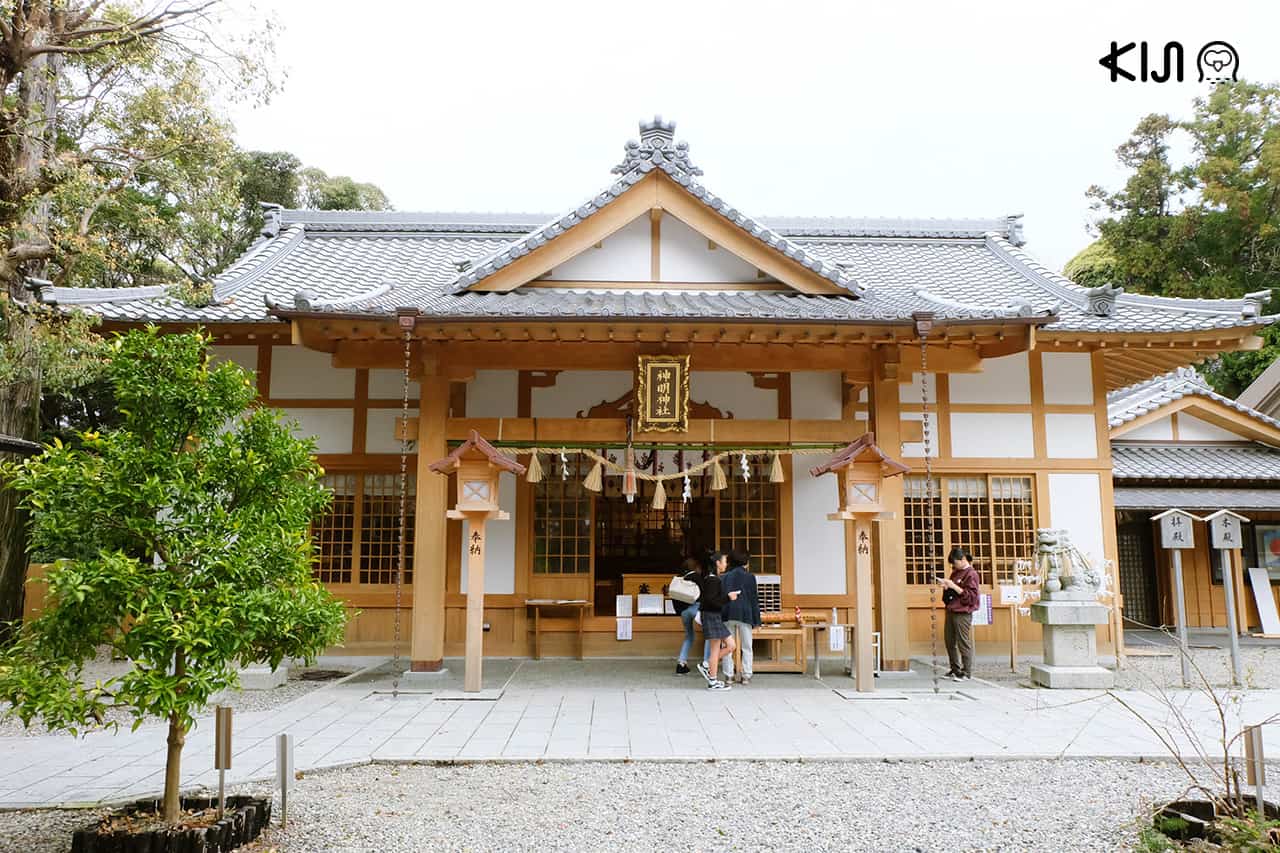 บรรยากาศภายในศาลเจ้าชินเม (Shinmei Jinja) จ.มิเอะ (Mie)