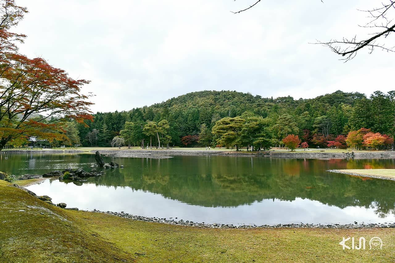 ที่เที่ยวตามเส้นทางของรถไฟ POKÉMON with YOU Train - สวนโจโด (Pure Land Garden) ที่ Motsuji Temple