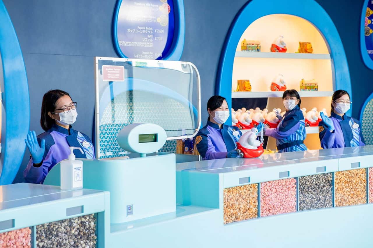 The Big Pop ร้านขายป๊อปคอร์นใน Tokyo Disney Resort