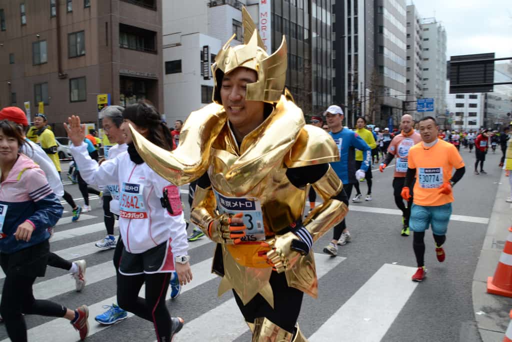 Saint Seiya ก็มาวิ่งที่งาน Tokyo Marathon นะ
