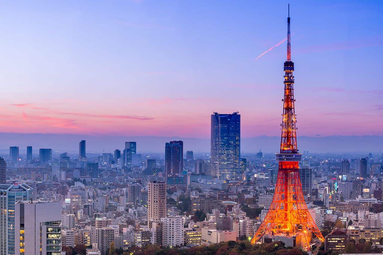 วิธีไปโตเกียว (Tokyo : 東京) - โตเกียวทาวเวอร์ (Tokyo Tower)