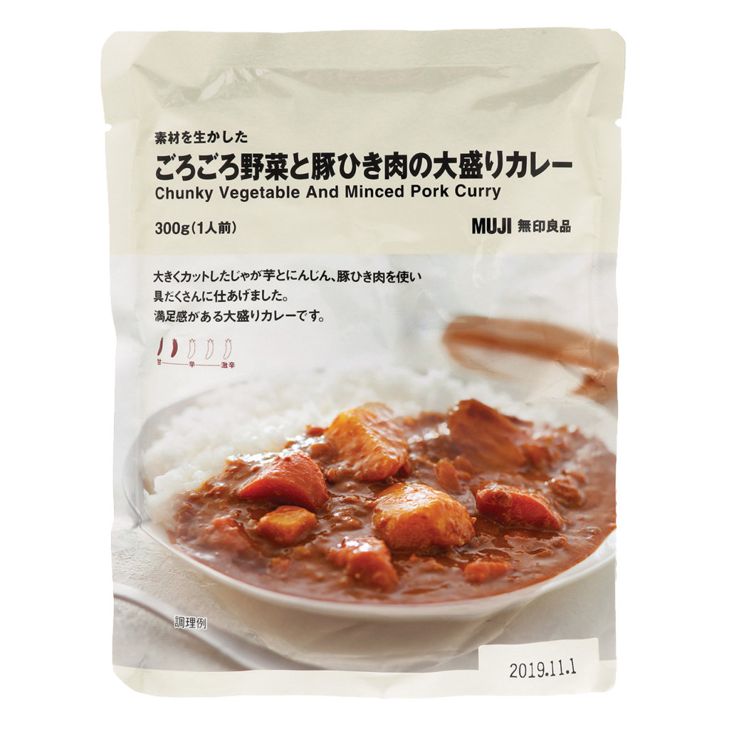 Muji Chunky Vegetable And Minced Pork Curry