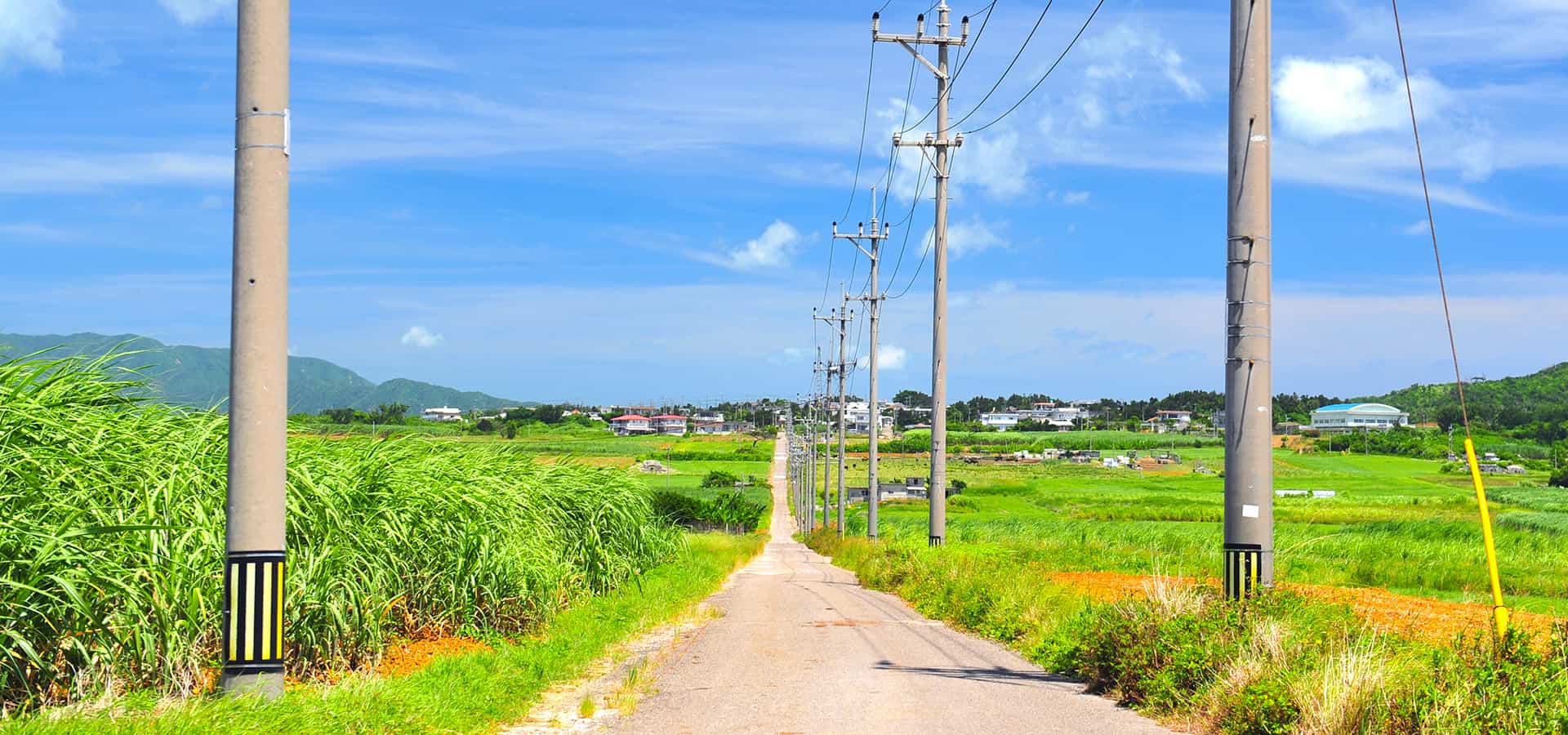 Sugar Road at Kohama in Okinawa