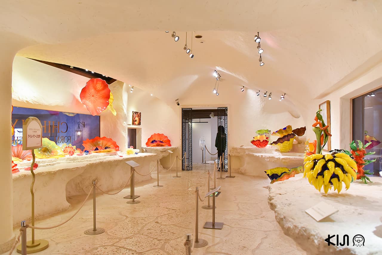 Hakone Venetian Glass Museum จัดแสดงงานแก้วเวนิสโบราณจากอิตาลีกว่า 500 ชิ้น 