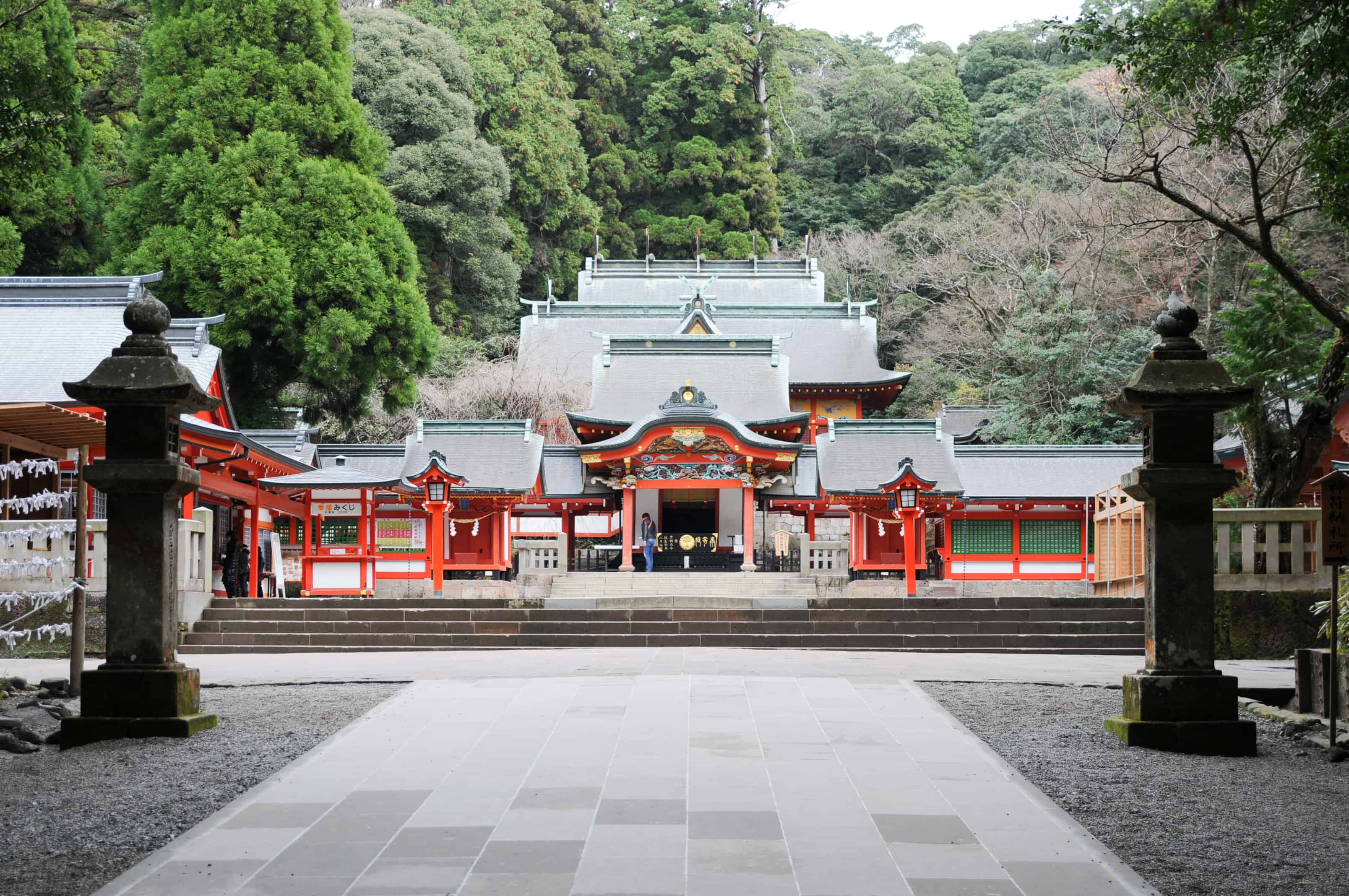ที่ เที่ยว คาโกชิม่า (Kagoshima) - ศาลเจ้าคิริชิมะ (Kirishima Shrine)