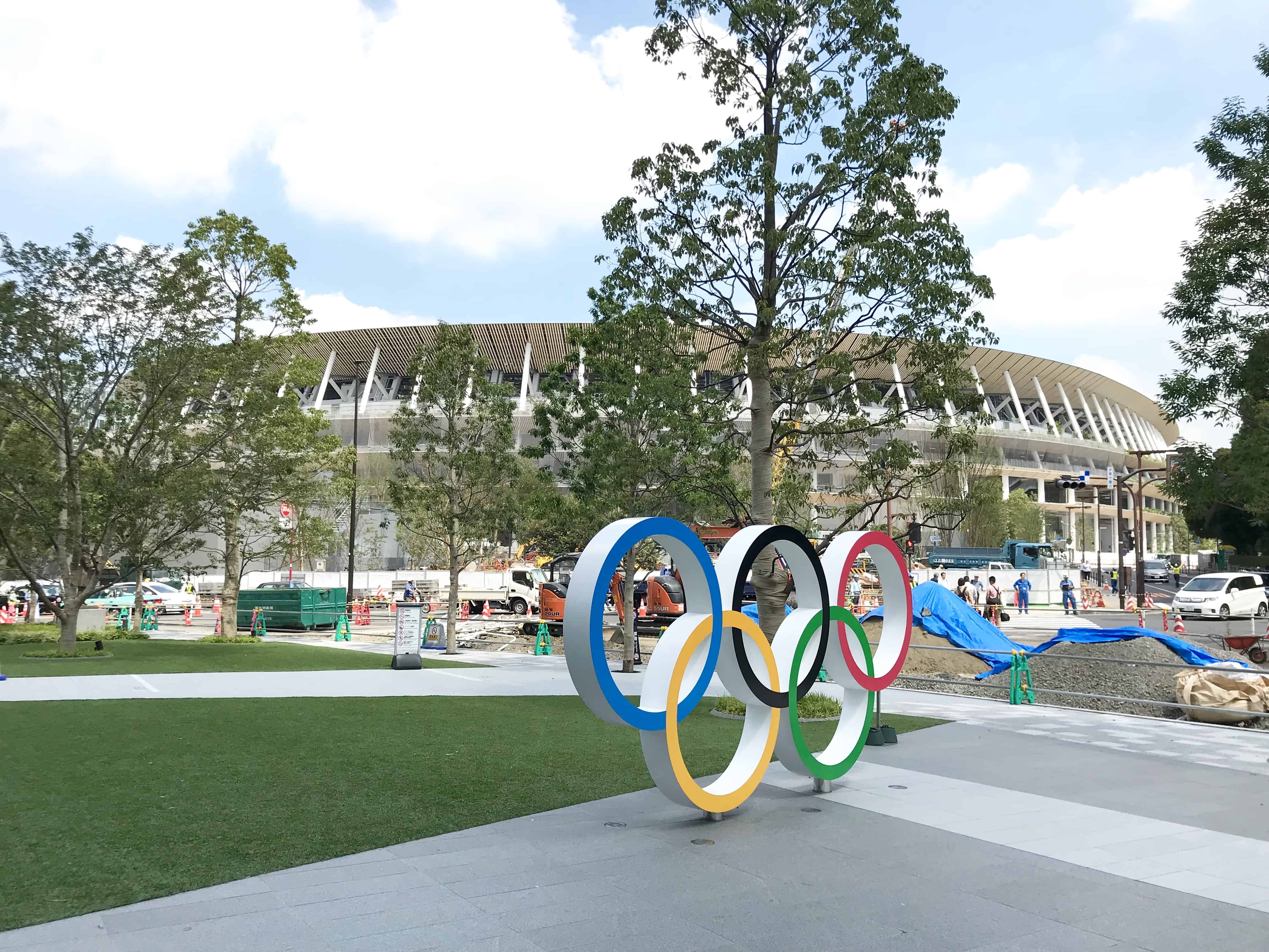 New National Olympic Stadium ที่สร้างขึ้นเพื่อ โตเกียว โอลิมปิก 2020