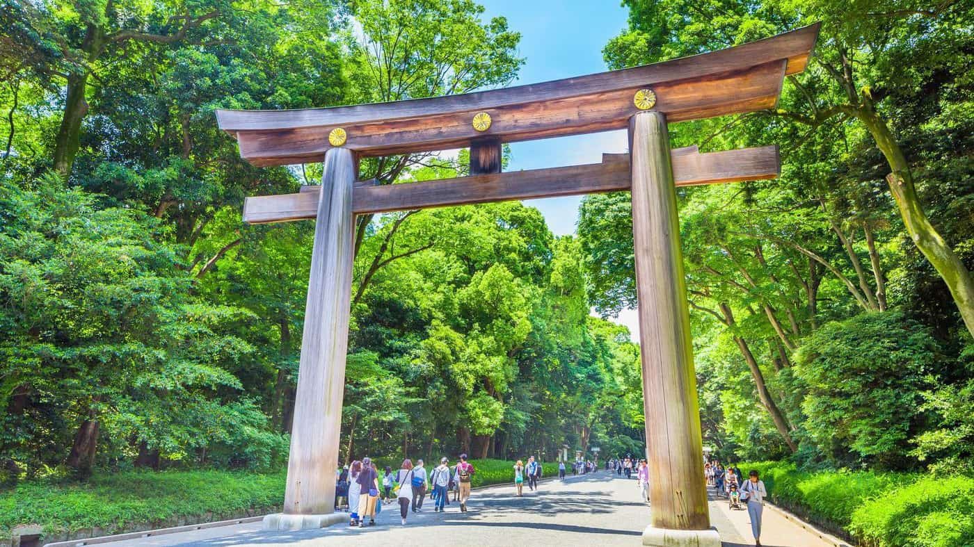วัด ศาลเจ้าเมจิ (Meiji Jingu Shrine) ขอผู้ ขอพรความรัก โตเกียว