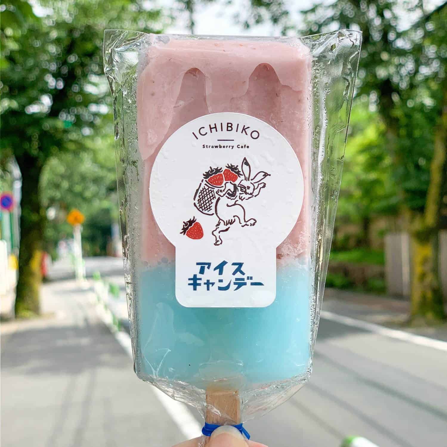 ICHIBIKO Ice Candy รสนมสตรอว์เบอร์รีโซดา