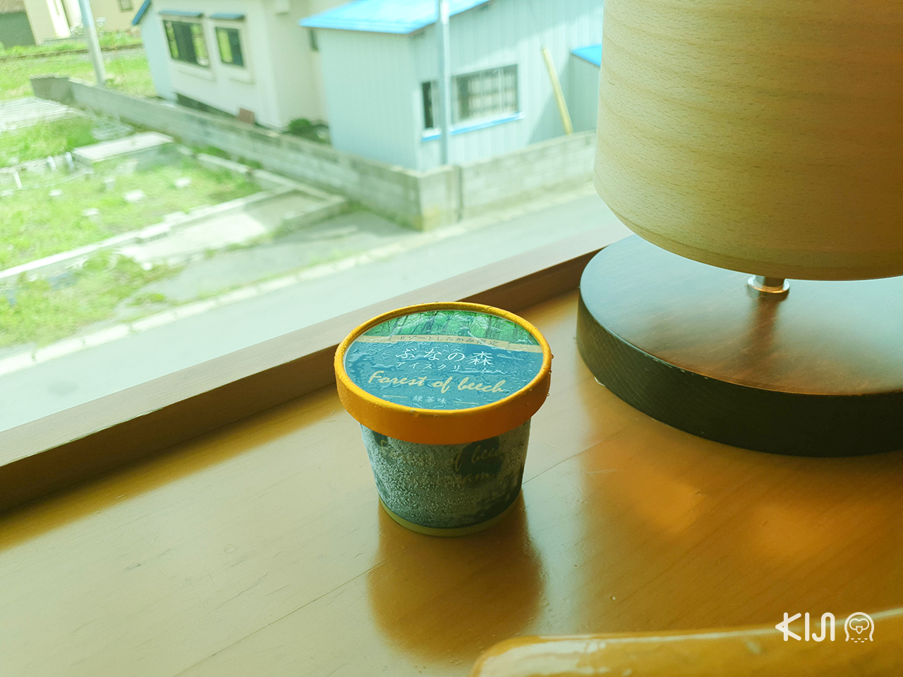 Forest of Beech Ice-cream ไอศกรีมรสชาเขียวสุดลิมิเต็ดบน Resort Shirakami