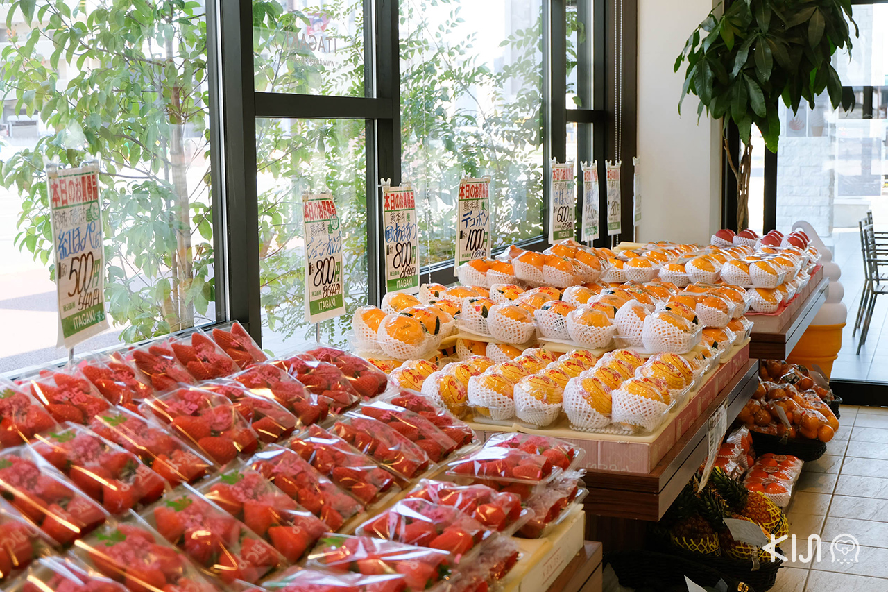 Itagaki Fruit Cafe ร้านขายผลไม้และ คาเฟ่ ขนมหวานในเมือง เซนได