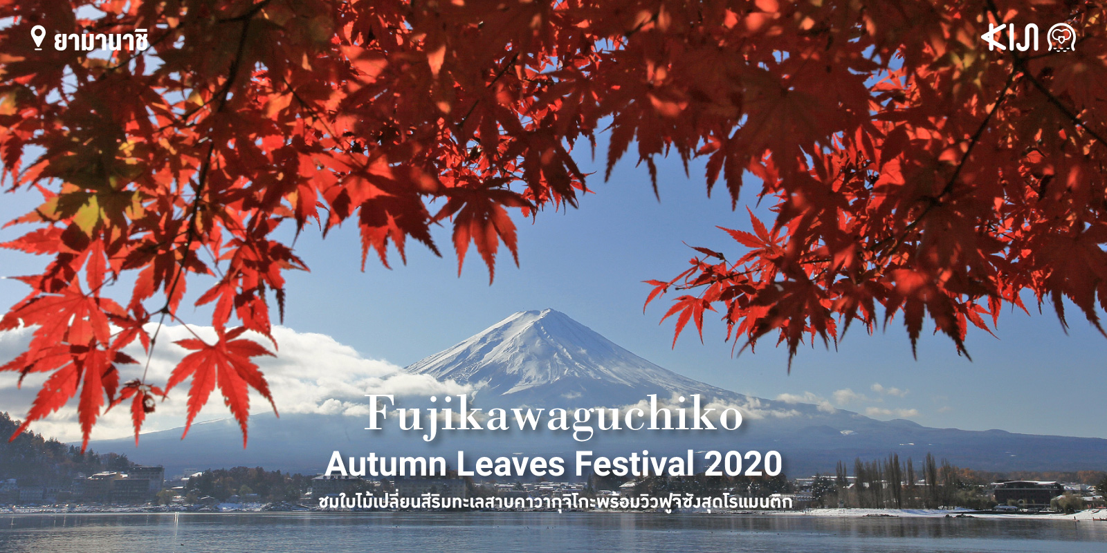 Fujikawaguchiko Autumn 2020 เทศกาลชมใบไม้เปลี่ยนสีที่ คาวากุจิโกะ