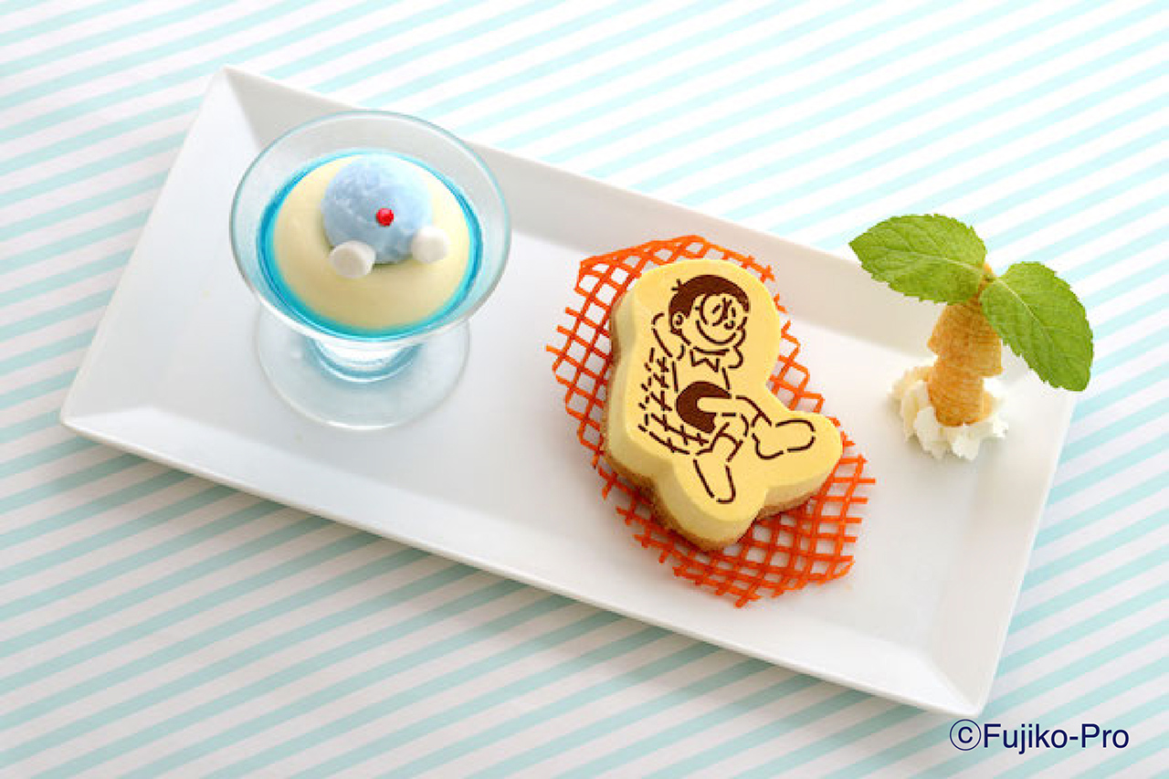Nobita no Natsuyasumi (วันหยุดหน้าร้อนของโนบิตะ) เมนูต้อนรับฤดูร้อนที่จำหน่ายภายใน Doraemon Museum Cafe