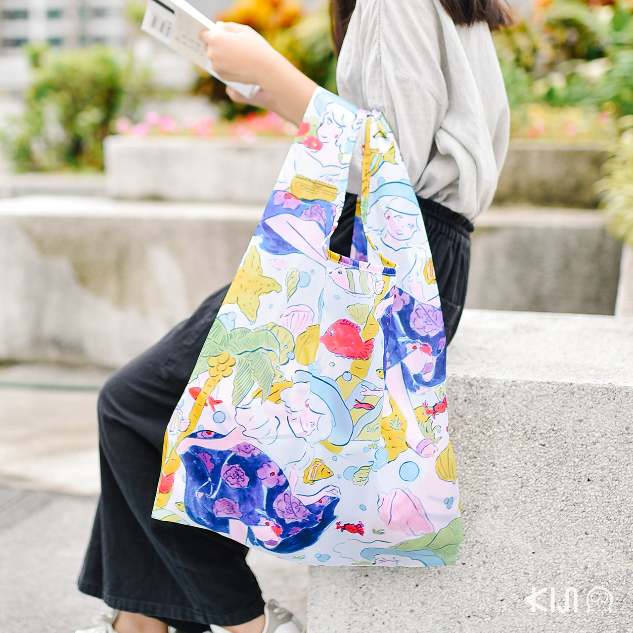toklas Original Products ถุงผ้ารักษ์โลกวาดโดยนักวาดภาพประกอบชาวญี่ปุ่น (400 บาท)