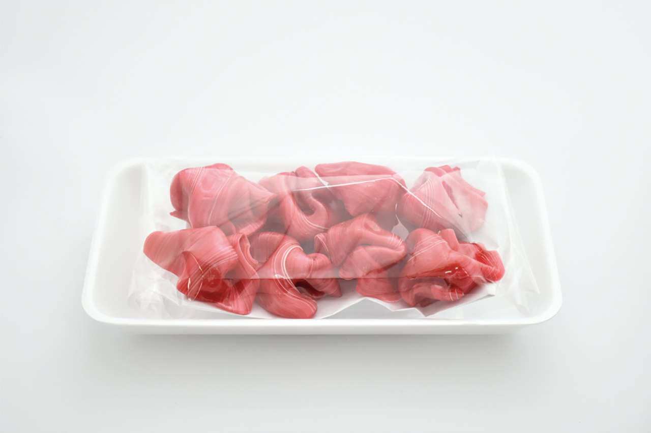Beef Candy ในแพ็กเกจเหมือนถาดขายเนื้อในซูเปอร์มาร์เก็ต ราคา 1,250 เยน