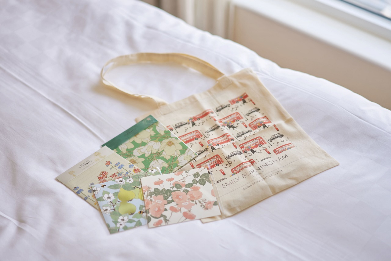 Emily's กระเป๋าผ้า การ์ดอวยพร จดหมาย Shinagawa Prince Hotel 
