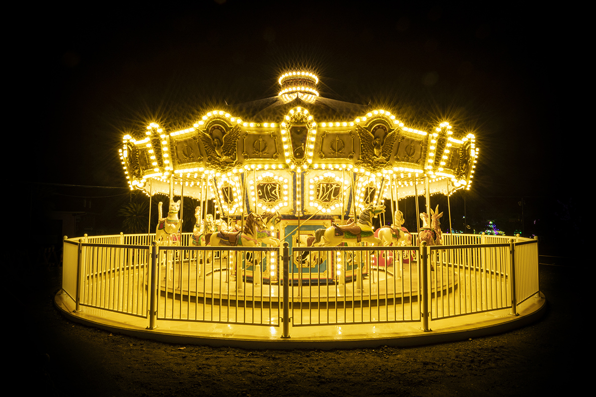 ม้าหมุน merry-go-round วินเทจ