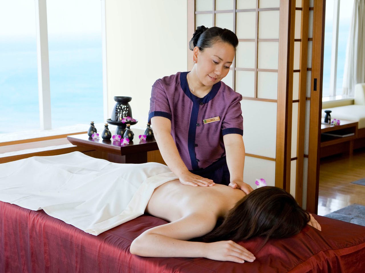 นวด massage ที่พัก ซาวน่า สปาหินร้อน