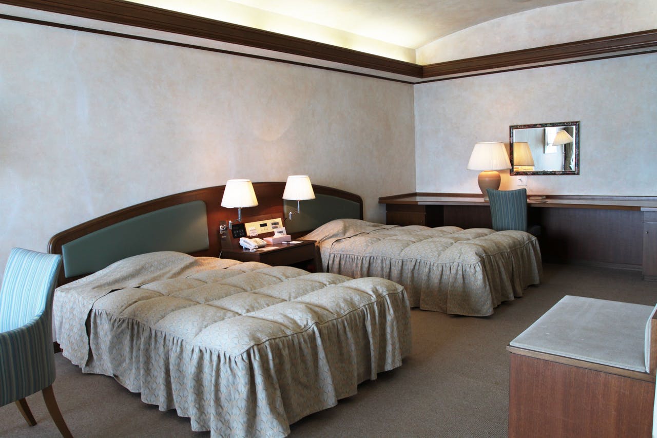 โรงแรม เกาะชิโกกุ เตียงคู่ ห้องพัก Twin Bed