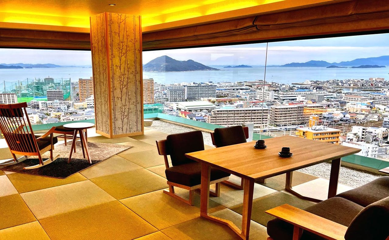 ทิวทัศน์ ทะเลเซโตะใน View โรงแรม เกาะชิโกกุ