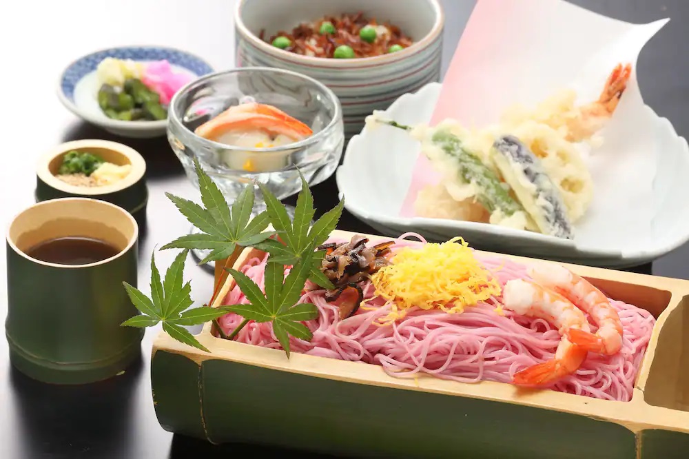 เส้นโซเมน Somen บะหมี่โซเมน Best menu in Shodoshima