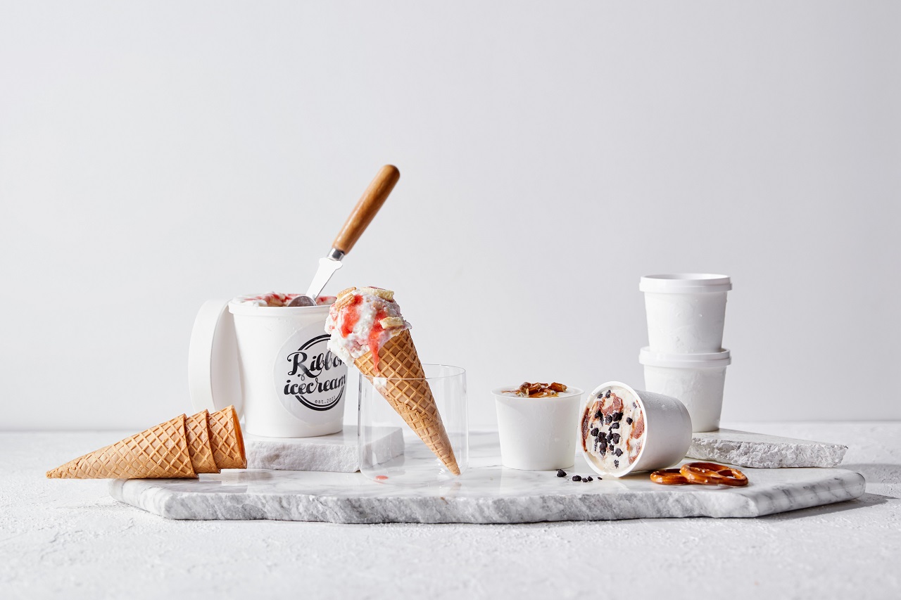 ริบบอน ไอศกรีม Ribbon icecream