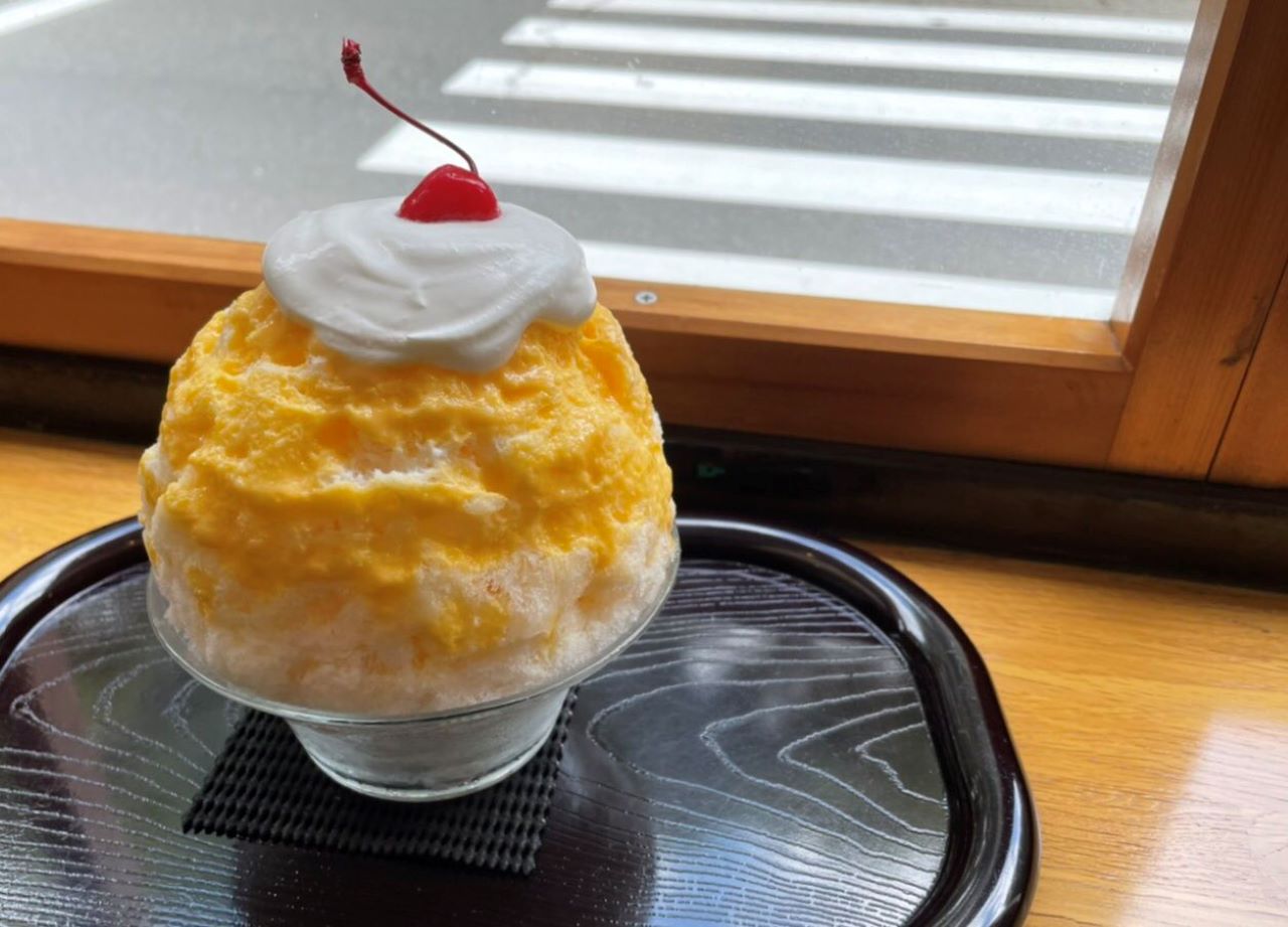 Mango Yogurt Milk Kakigori Wataboushi โยเกิร์ตมะม่วง